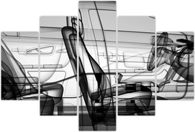 Tablou - 3D model mașina (150x105 cm)