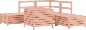 vidaXL Set canapele grădină, 6 piese, lemn masiv brad douglas