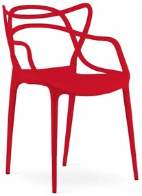 Scaun din plastic rosu KATO