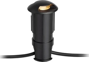 Markslöjd 107289 - Corp de iluminat LED încastrat pentru exterior GARDEN24 LED/0,8W/24V IP44 negru