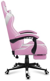 Fotoliu gaming Fusion 4.7 (alb + roz). 1087478