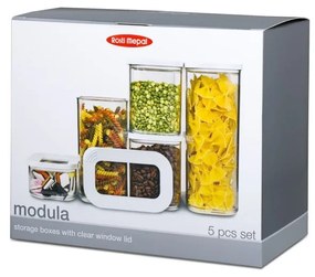 Recipiente 5 buc. pentru alimente Modula – Mepal