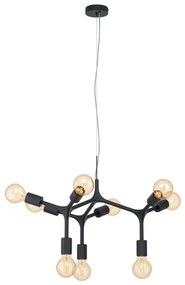 Eglo 98346 - Lustră pe cablu BOCADELLA 9xE27/60W/230V