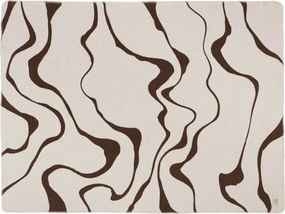 Pătură maro/crem 150x200 cm Felu – noo.ma