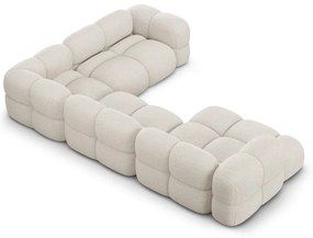 Colțar bej (cu colț pe partea dreaptă/în formă de "U") Loretto – Cosmopolitan Design