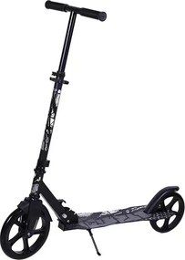 Trotineta copii si adolescenti NOVOKIDS™ Funky Camo PRO, Maxim 100 kg, Functie Super Brake, Diametru roata fata 230 mm, Negru Camuflaj