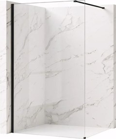 Paravan de dus Rea Flexi Transparent / Black 70