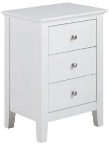Noptieră LARA alb