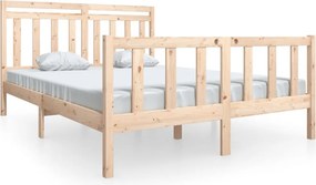 vidaXL Cadru de pat, 160x200 cm, lemn masiv