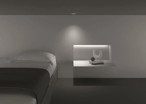 Spot LED incastrabil dimabil design modern Yin alb 9,8cm