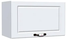 Corp superior 60 cu 1 usa orizontala pentru hota Zebra MDF alb drept