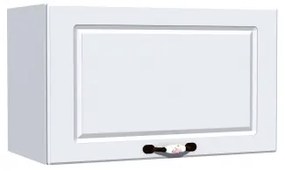 Corp superior 60 cu 1 usa orizontala pentru hota Zebra MDF alb drept