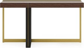 Masă lemn masiv de toaletă Personalizabilă, 152 × 40 × 81 cm