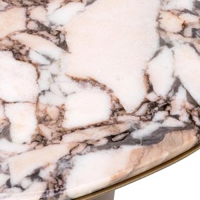 Masuta laterala design LUX cu blat din marmura Shapiro