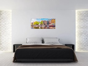 Tablou - Case dansatoare, Amsterdam (120x50 cm)