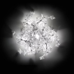 Plafoniera design floral realizata manual Hanami prisma