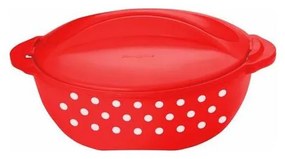 Caserolă alimentară izolată TORO 3 l roșu