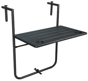 Masă balcon Unisource (negru) . 1116540