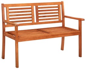 vidaXL Bancă de grădină cu 2 locuri, 120 cm, lemn masiv de eucalipt