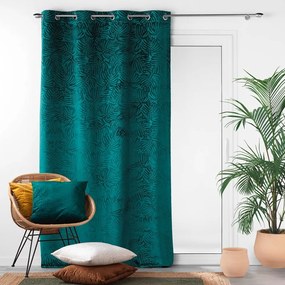 Draperie albastră din catifea 140x240 cm Analia – douceur d'intérieur