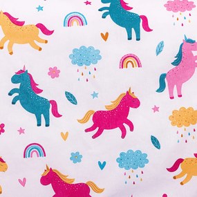 Lenjerie de pat 4Home Unicorn pentru copii, bumbac, 100 x 135 cm, 40 x 60 cm