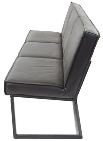 Banca dining din piele de bivol ✔ model FLEET SHANGHAI | Dimensiuni: 220x60x87x52 cm