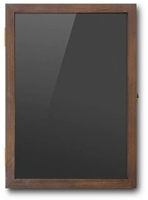 Vitrina magnetica din lemn A3, neagra