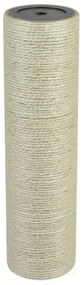 vidaXL Stâlp de zgâriat pentru pisici, 8x30 cm, 8 mm, bej