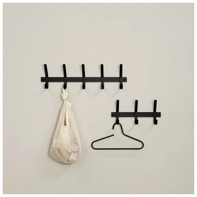 Cuier de perete negru din metal 40 cm Dexter – Spinder Design