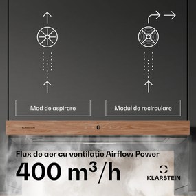 Klarstein Hota ZenFusion, debit de aer 400 m³/h, EEK A, extragere/recirculare, 3 niveluri, silențioasă