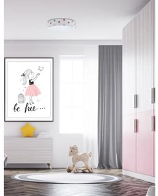 LED lampă reglabilă GALAXY KIDS LED/24W/230V stele alb/roz/gri +DO