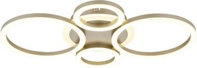 Plafoniera LED design circular LORETTA cafenie