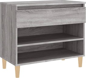 vidaXL Pantofar, gri sonoma, 70x36x60 cm, lemn prelucrat