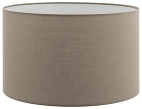 Lampă de podea LED TUNJA, 1x E27/20W/230V, Ø 38 cm, crom mat/taupe