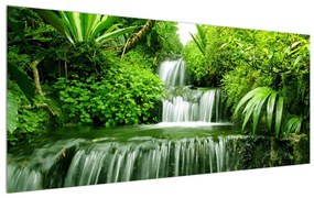 Tablou cu cascade din Indonesia (120x50 cm), în 40 de alte dimensiuni noi