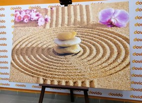 Tablou grădina japoneză cu elemente Feng Shui