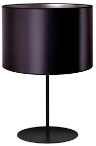 Lampă de masă Duolla CANNES 1xE14/15W/230V d. 20 cm negru/argintiu