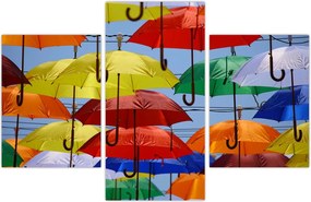 Tablou - Umbrele colorate (90x60 cm)