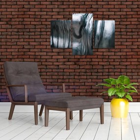 Tablou - Fața din oțel (90x60 cm)