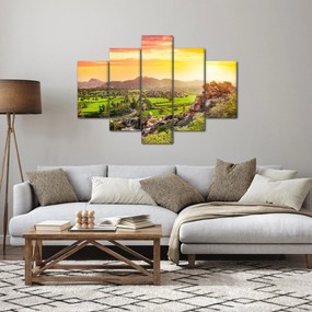 Tablou cu valea Hampi în India (150x105 cm)