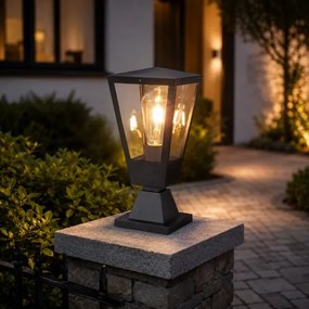 Brilliant - Lampă de exterior WESTDLIFF 1xE27/20W/230V, 30,7 cm, IP44, antracit
