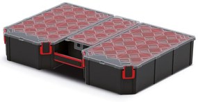 Organizator servieta 57,7 x 39 x 10,5 cm, cutii, negru