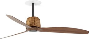Ventilator incastrat tavan cu telecomanda WEAVER M Black/walnut