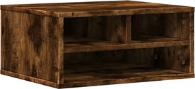 vidaXL Suport imprimantă, stejar fumuriu, 49x40x22,5cm, lemn prelucrat