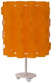 Veioza portocalie din plastic, ø 19 x h31 cm, Cuori Mauro Ferreti