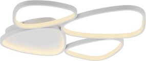 Schöner Wohnen 14038-16 - Plafonieră LED dimabilă PEBBLES LED/35,5W/230V albă