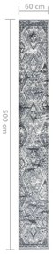 Covor traversa, gri oriental, 60x500 cm, BCF 60 x 500 cm, Model 3
