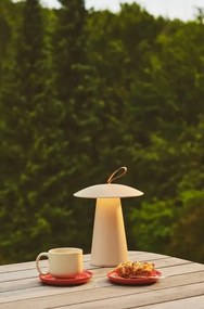 Veioza LED portabila de exterior design nordic IP54 Ara To-Go sanded