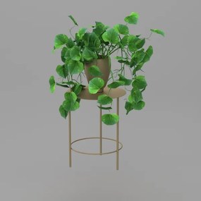 Suport de flori 40x32 cm auriu