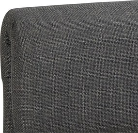 Pat matrimonial gri închis tapițat cu spațiu de depozitare cu somieră 160x200 cm Calvi – Actona